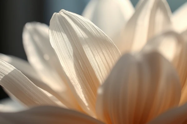 Observação da transparência natural em pétalas finas iluminadas contra a luz, destacando estrutura e leitura visual para pintura botânica