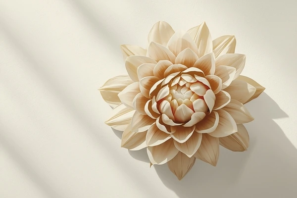 flor exemplo para simplificar estruturas complexas na aquarela